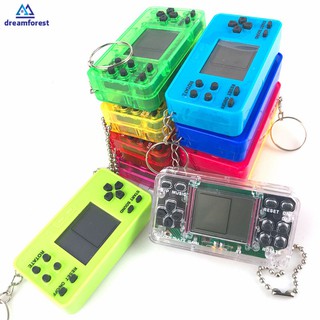 Tetris Game Machine Plastic LED Hand-held Game Console Mini Electronic Children Toys