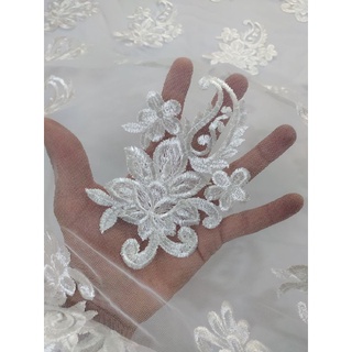 renda tule bordado em flores arabescas branco noiva 10mx1.35 (7)