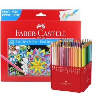 Lápis de Cor Faber Castell 60 Cores (1)