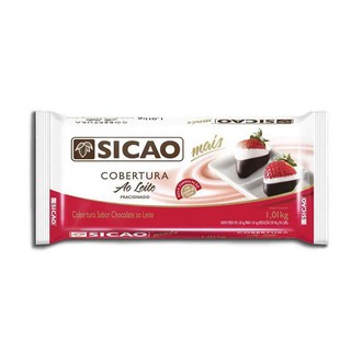 Chocolate Cobertura Barra Ao Leite Sicao Mais 1,01kg
