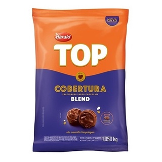 Cobertura Fracionada Chocolate Blend Gotas Top Harald 1,05kg