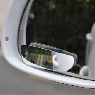 2 Pcs Espelho De Carro 360 Graus De Largura Ângulo Convexo Cego Ponto Espelho De Estacionamento Auto Espelho Retrovisor Da Motocicleta Ajustável Acessórios (2)