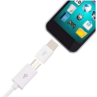 Adaptador cabo tipo conector otg USB micro-b v8 pra type-c smartphone mac