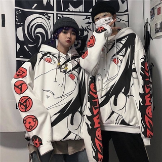 Anime Naruto Hoodie Casaco De Inverno Casal Streetwear Moda Solto Dos Desenhos Animados Sasuke Japão Moletom Com Capuz Unisex Homens Das Mulheres Do Hoodie