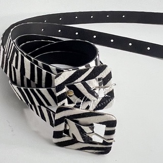 Cinto Feminino Fivela Quadrada zebra Blogueira moda (7)