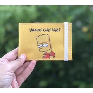 Carteira Slim Simpsons Bart Já Vai Gastar