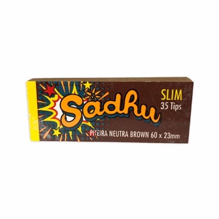 Caixa de Piteira Slim Neutra Sadhu C/24 livretos (4)