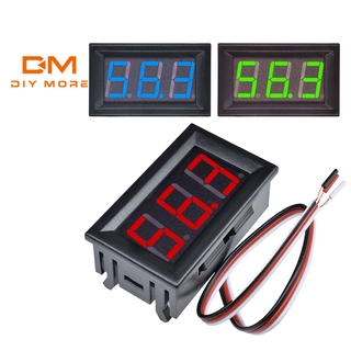 DIYMORE Voltímetro Com Display Digital LED 0,56 Polegadas 3-Wire DC 0-100V