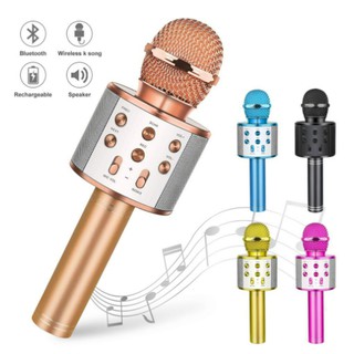 Microfone Sem Fio Bluetoofh Karaoke Usb