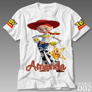 Camiseta Toy Story Woody Buzz Jessie Festa Infantil Adulto Personalizada (2)