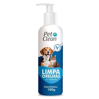 Limpa Orelhas de Cães e Gatos Pets 100g - Pet Clean
