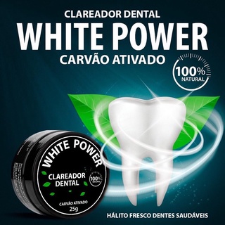 Clareador Dental Original 100% Natural Carvão Ativado 25g