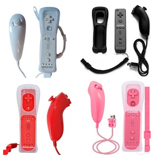 Controle Wii Remote Plus Integrado + Nunchuck - Wii E Wii U