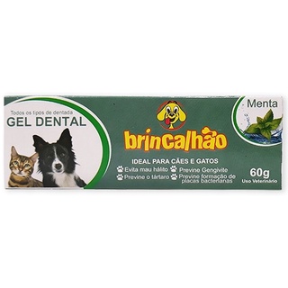 Gel dental pet pasta de dente Brincalhão sabores- 60g (1)