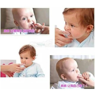 Escova De Dentes De Bebê Siliconado