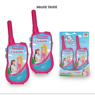 Walkie Talkie Rádio Comunicador Infantil Brinquedo Lanterna