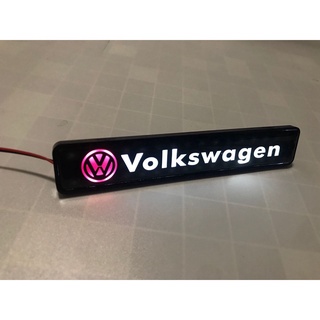 Adequado para Volkswagen para recolocar o LED luminoso do logotipo do carro na grade