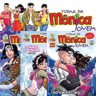 Hq Gibi Manga Turma Da Monica Jovem 1º Série Nº21 ao Nº40 Panini