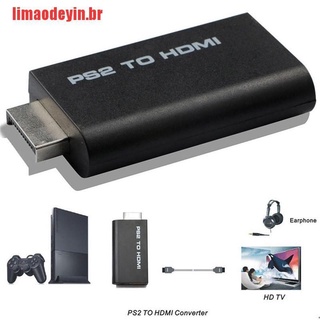 Adaptador Conversor Ps2 Audio Vídeo AV Para HDMI Envio Imediato (2)