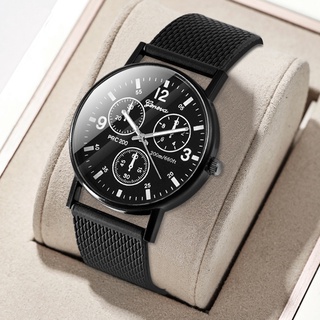 Relógio masculino casual de quartzo preto relógio analógico esportivo masculino