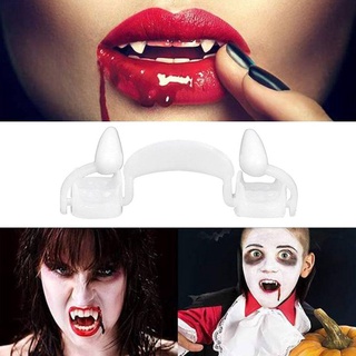 Fantasia Retrátil Vampiro Halloween Zumbi De Dentaduras Dentes Pequenos Vampiros Cosplay G4C5 (9)