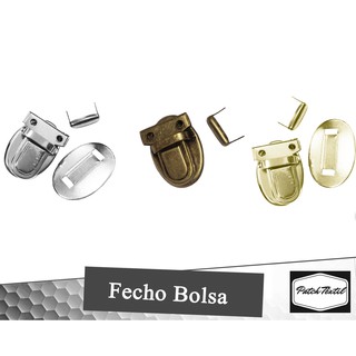 Fecho Metal Para Bolsas - 5 Unidades (1)