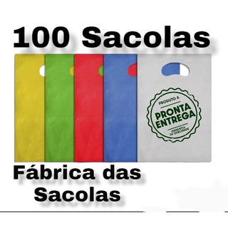 100 Sacola de Plastico 30x40 Boca Triste Boca de Palhaço (1)