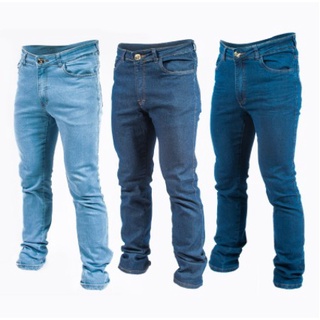 Kit 4 Calças Jeans Masculina Slim Original Elastano Lycra