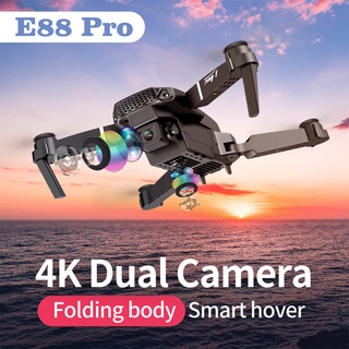 Drone E88 Pro 4K HD Dual Camera Posicionamento 1080P WiFi FPV Nova 2021 Altura Manter Profissional RC Quadcopter