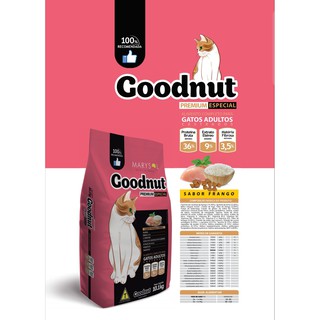 Ração Gatos Castrado Adultos Frango Goodnut Premium Especial 1 kg (A granel ) (1)