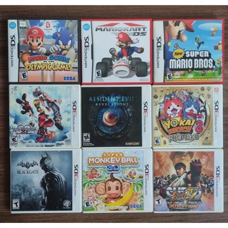 Jogos de Nintendo DS/3DS, Mário, Zelda, Pokemon Platinum, Black/White, etc (3)
