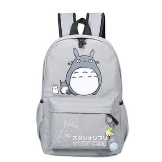 Totoro mochila feminina com impressão 3d, bolsa para viagem, softback, espaço escolar, notebook, mochila para meninas
