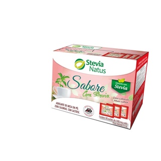 Adoçante em pó Sabore com Stevia sachês (50x 500mg) - Stevia Natus