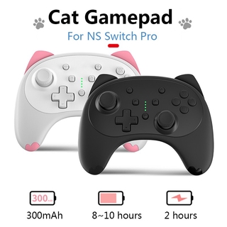 Switch Controller Pro Para Nintendo Switch / Switch Lite, Gatinho Dos Desenhos Animados Sem Fio Controlador Gamepad