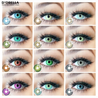 Dorella 1 Par (2 Pcs) New York PRO Series colored Contact Lenses for Eyes cosplay lenses