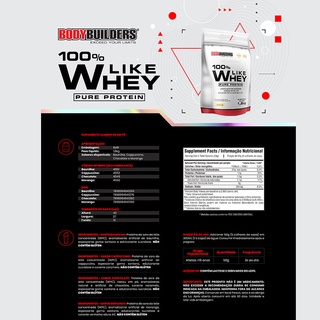 Kit 100% Whey Protein 1,8kg Chocolate + Voltz + BCAA 100g + Creatina 100g + Coqueteleira - Bodybuilders (4)