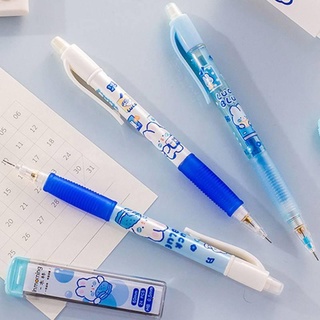 2 unids / lote animales lápiz mecánico 0,5 lindos recambios de lápiz lápices automáticos conjunto de papelería Kawaii suministros escolares de oficina regalo para niños (6)