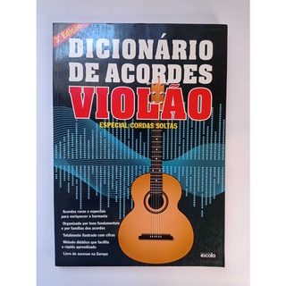 Dicionário De Acordes - Violão / Livro Estudar Aprender Tocar Musica