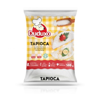 Farinha de tapioca goma Duduxo 500g zero gorduras - zero sal - zero glutén