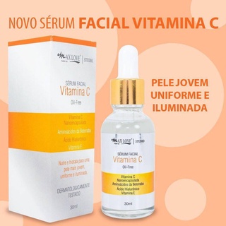 Kit de 3 Séruns facial vitamina C+ Clareador Anti Manchas+ primer antioleosidade - Max Love Oferta (3)