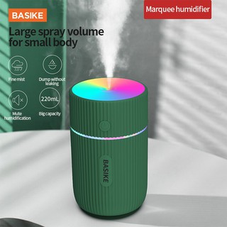 Basike-JSQ06 Air Humidifier 220ml Ultrasonic Aroma Essential Oil Diffuser Mini USB Cool Mist Maker Aromatherapy with Colorful Light Car Home (5)