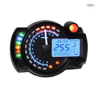 Tacômetro Universal De Lcd Com Claro De Fundo Ajustável Digital Para Motocicleta / Velocímetro / Odômetro / Motor (1)