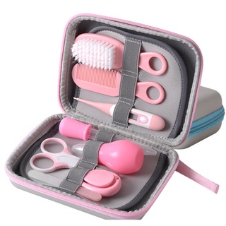 10pcs Baby Care Set Multifunctional Health Care Kit Newborn Baby Grooming Hairbrush Set Nasal Complete Nail Clipper (1)