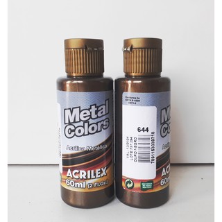 Tinta Metal Colors 60ml Acrilex (9)