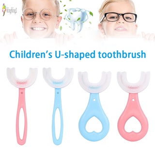 Escova De Dentes Em Forma De U De 360 ​​graus Para Crianças De 2 A 12 Anos