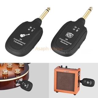 Receptor Transmissor Para Guitarra Com Sistema Sem Fio Recarregável Embutida (5)