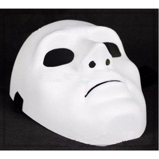 Mascara Face Cs Paintball Branca Carnaval Haloween Festa Atacado