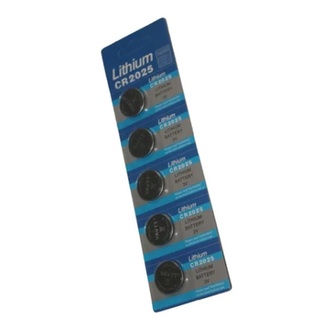 Bateria De Lithium 3v Botão Cr2025 C/ 5 Unid Pronta Entrega (5)