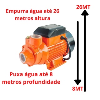 Bomba D’água Periférica BP500 Intech 0.5hp laranja 60Hz
