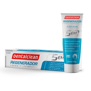 Gel Dental Pasta de dente Regenerador + Sensitive 90 g - DentalClean